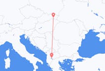 Flights from Ohrid in North Macedonia to Košice in Slovakia