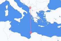 Flights from Benghazi to Tirana