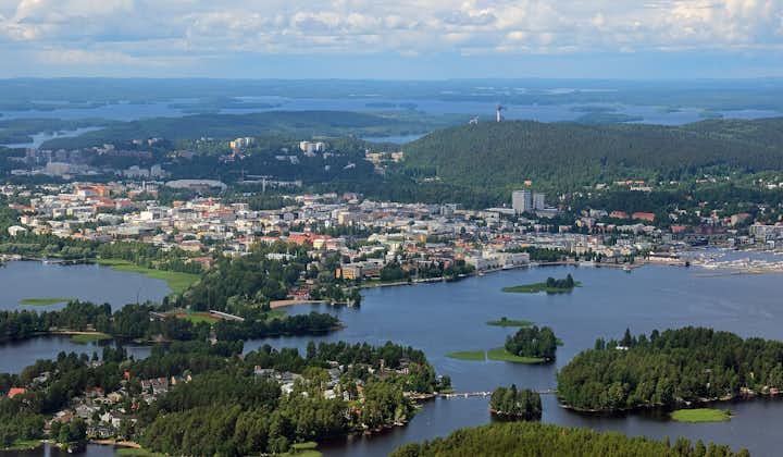 Photo of Aerial View of Kuopio in Finland by Kallerna 