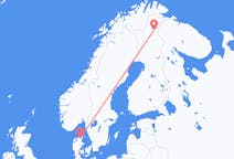 Flights from Ivalo, Finland to Aalborg, Denmark