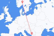 Flyrejser fra Oslo til Podgorica