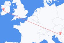 Flyreiser fra Zagreb, Kroatia til Shannon, County Clare, Irland