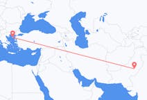 Flyrejser fra Multan til Lemnos