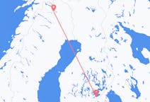 Flights from Kiruna, Sweden to Lappeenranta, Finland