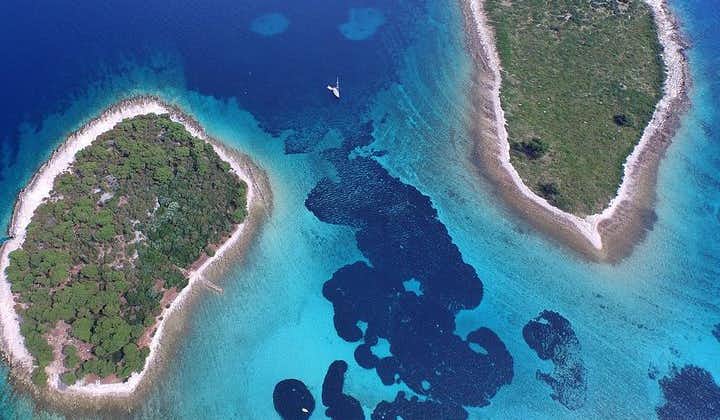 Blue Lagoon och Trogir Half-Day Speedboat Tour från Split