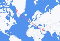 Flyg från Riyadh, Saudiarabien till Aasiaat, Grönland