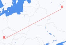 Flyg från Moskva, Ryssland till Salzburg, Österrike