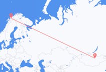Flüge von Ulaanbaatar, die Mongolei nach Bardufoss, Norwegen