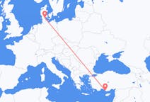 Flights from Gazipaşa, Turkey to Sønderborg, Denmark