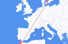 Flyreiser fra Rabat, til København