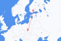 Flug frá Kraká til Helsinki