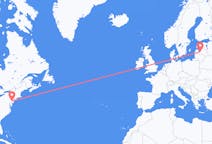 Flyrejser fra North Philadelphia til Riga