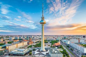Skyline de Berlín icónica torre de televisión de vista rápida