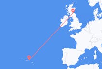 Flights from Terceira Island, Portugal to Edinburgh, the United Kingdom