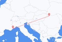 Flights from Nice in France to Baia Mare in Romania