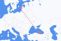 Flyreiser fra Palanga, Litauen til Ordu, Tyrkia