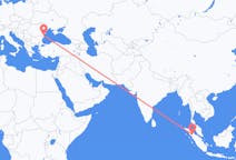Flyrejser fra Siborong-Borong, Indonesien til Constanța, Rumænien