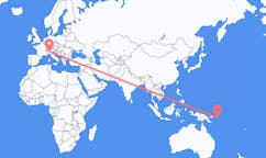Flights from Kieta, Papua New Guinea to Milan, Italy