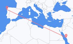 Flights from Yanbu, Saudi Arabia to Vigo, Spain