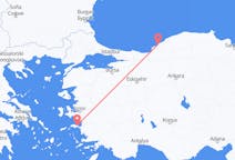 Fly fra Zonguldak til Samos