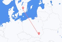 Flyrejser fra Rzeszów, Polen til Växjö, Sverige