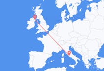 Flyreiser fra Belfast, Nord-Irland til Roma, Italia