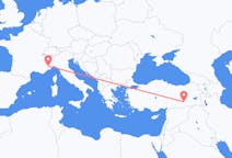 Flights from Diyarbakır, Turkey to Cuneo, Italy