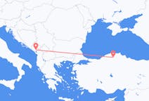 Flyrejser fra Podgorica, Montenegro til Kastamonu, Tyrkiet