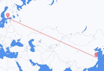 Flyg från Changzhou, Kina till Helsingfors, Finland