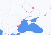 Loty z Warna, Bułgaria do Charków, Ukraina
