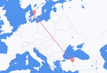 Flights from Ankara, Turkey to Ängelholm, Sweden