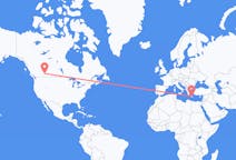 Flights from Calgary, Canada to Heraklion, Greece