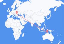 Flyreiser fra Darwin, Australia, til Sibiu, Australia