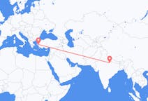 出发地 印度出发地 勒克瑙目的地 土耳其伊兹密尔的航班