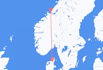 Fly fra Ørland til Aalborg