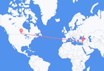 Flyg från Winnipeg, Kanada till Adana, Turkiet