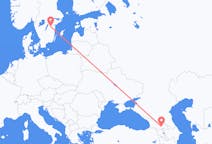 Voli from Tbilisi, Georgia to Linköping, Svezia