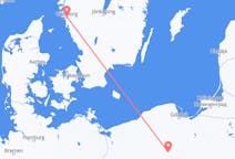 Flyg från Bydgoszcz, Polen till Göteborg, Sverige
