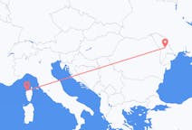 Vols de Chișinău, Moldavie vers Calvi, France