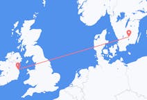 Flyreiser fra Växjö, Sverige til Dublin, Irland