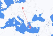 Flyrejser fra Sitia, Grækenland til Ostrava, Tjekkiet