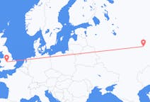 出发地 俄罗斯出发地 喀山前往英格兰的伯明翰的航班