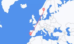 Flights from Rörbäcksnäs, Sweden to Faro, Portugal