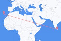 Flyreiser fra Hambantota, Sri Lanka til Funchal, Portugal