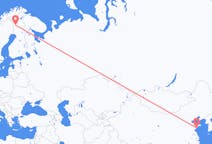 出发地 中国出发地 青岛市目的地 芬兰Kolari的航班