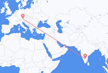Рейсы из Бангалор, Индия в Зальцбург, Австрия