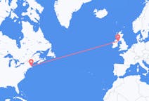 Flug frá Boston, Bandaríkjunum til Belfast, Norður-Írlandi