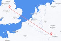 Flug frá Nottingham, Englandi til Karlsruhe, Þýskalandi