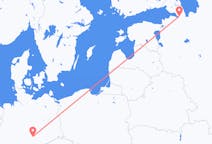 Fly fra Sankt Petersborg til Erfurt