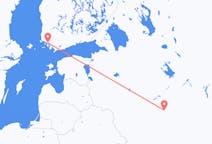 Flyreiser fra Moskva, Russland til Åbo, Finland